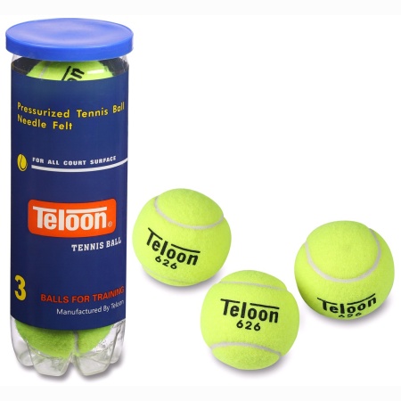 Купить Мяч для большого тенниса Teloon 626Т Р3  (3 шт) в Елизове 