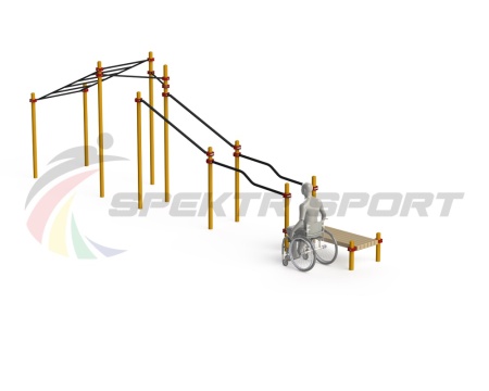 Купить Спортивный комплекс для инвалидов-колясочников WRK-D22_76mm в Елизове 