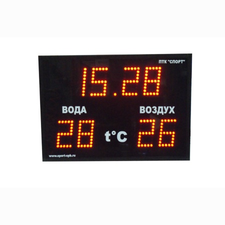 Купить Часы-термометр СТ1.16-2t для бассейна в Елизове 