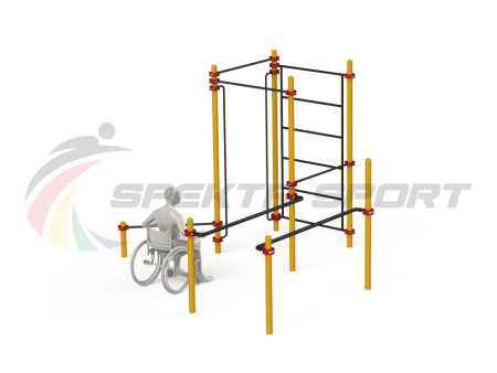 Купить Спортивный комплекс для инвалидов-колясочников WRK-D18_76mm в Елизове 